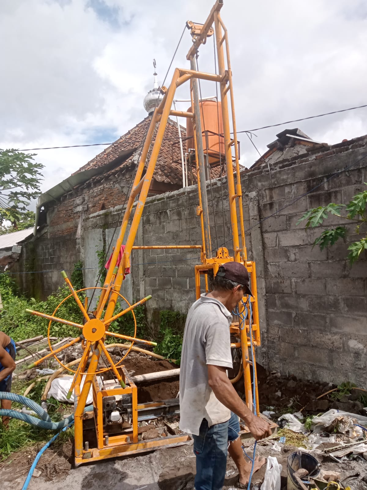 Jasa Pembuatan Sumur Bantul Pak Adi